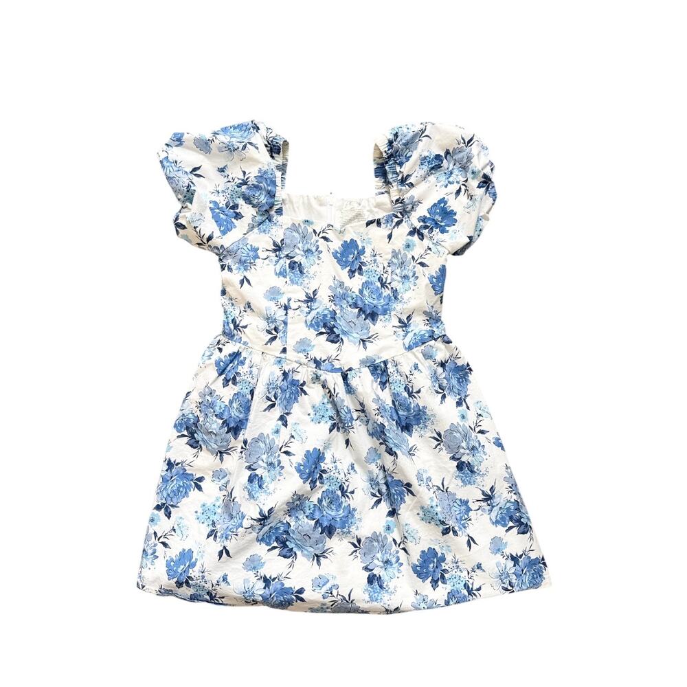 Art Class Spring Floral Puff Sleeve Dress Size 8 Years